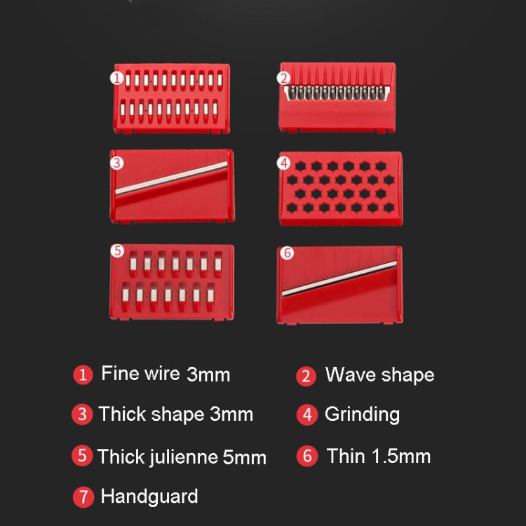 Kacheeg Multifunctional Vegetable Chopper Kitchen Scrubbing And Shredding Slicing Utensils, Specification: 6 In 1 - free shipping - PMc TechLife - Order now!