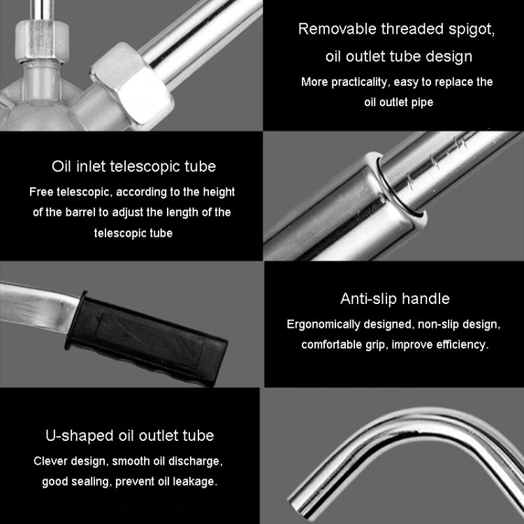 Hand Pressure Drum Suction Oil Pump Hand Pressure Lever Oil Suction Pumping - Hand Tool Sets by PMC TechLife | Online Shopping South Africa | PMC TechLife | Buy Now Pay Later Mobicred