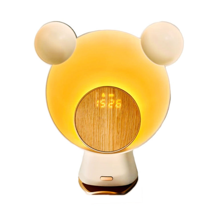 Night Light Smart Speaker Wireless Charging Atmosphere Light Alarm Clock(White) - Novelty Clock by PMc TechLife | Online Shopping South Africa | PMc TechLife | Buy Now Pay Later Mobicred