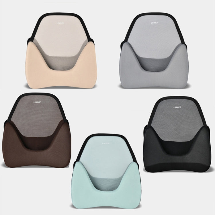 LINXICP 3 In 1 Car Seat Lumbar Cushion Summer Special Memory Foam Breathable Car Back Pad(Black) - Seat Accessories by LINXICP | Online Shopping South Africa | PMC TechLife | Buy Now Pay Later Mobicred