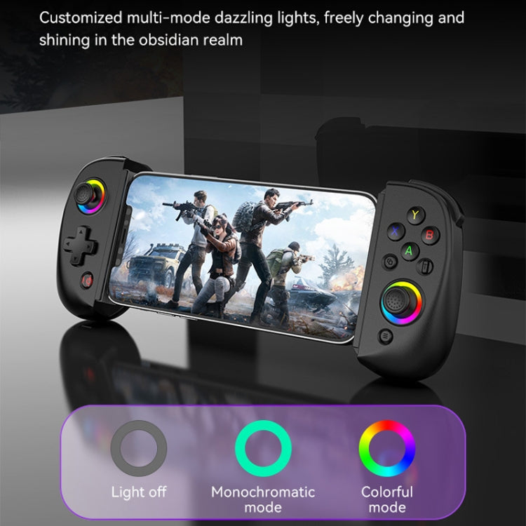 D8 Mobile Phone Stretch Band Light Gamepad Dual Hall Wireless Bluetooth Somatic Vibration Grip for PC / Android / IOS / Tablet / PS3 / PS4 / Switch, Color: Green Blue+Receiver - free shipping - PMC Jewellery - Order now!