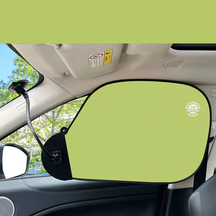 Car All Round Window Sunshade Adjustable Sunscreen Heat Insulation Sun Shade(Fresh Green) - Sound & Heat Insulation Cotton by PMC TechLife | Online Shopping South Africa | PMC TechLife | Buy Now Pay Later Mobicred