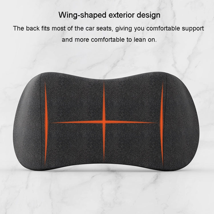 Car Cushion Driving Seat Cervical Support Backrest Pillow, Style: Waist Pad Black - Seat Accessories by PMC TechLife | Online Shopping South Africa | PMC TechLife | Buy Now Pay Later Mobicred