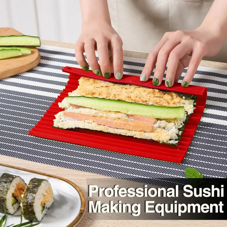 Silicone Sushi Curtain Hand Roll Mold Double-sided Kimbap Tool(Green) - Gadgets by PMC TechLife | Online Shopping South Africa | PMC TechLife