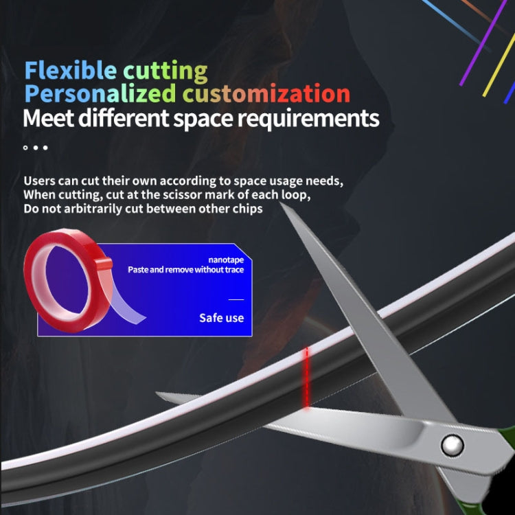 Car Interior Fiber Optic Cold Light RGB Ambient Lamp Center Phantom Footwell Atmosphere Lights, Style: One To Two 110cm+35cm(Colorful Double Control) - Atmosphere lights by PMC TechLife | Online Shopping South Africa | PMC TechLife | Buy Now Pay Later Mobicred