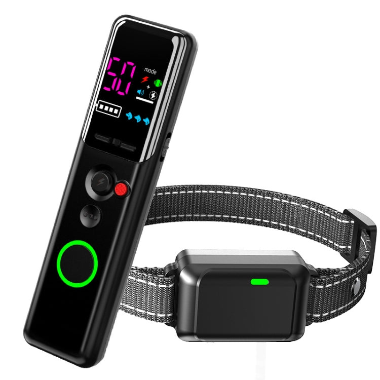 Color Screen Remote Control Pet Electric Shock Circular Dog Trainer(Black) - Training Aids by PMC TechLife | Online Shopping South Africa | PMC TechLife | Buy Now Pay Later Mobicred