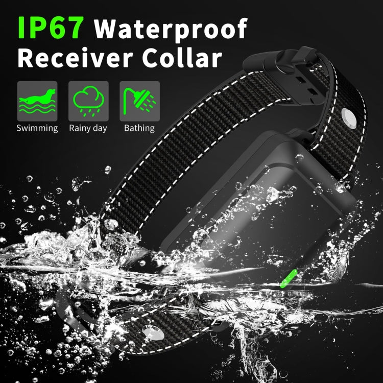Color Screen Remote Control Pet Electric Shock Circular Dog Trainer(Black) - Training Aids by PMC TechLife | Online Shopping South Africa | PMC TechLife | Buy Now Pay Later Mobicred