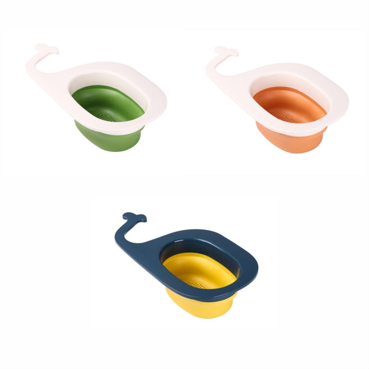 Multifunctional Whale-shaped Foldable Kitchen Fruit and Vegetable Draining Basket(Yellow Blue) - Filters by PMC TechLife | Online Shopping South Africa | PMC TechLife | Buy Now Pay Later Mobicred