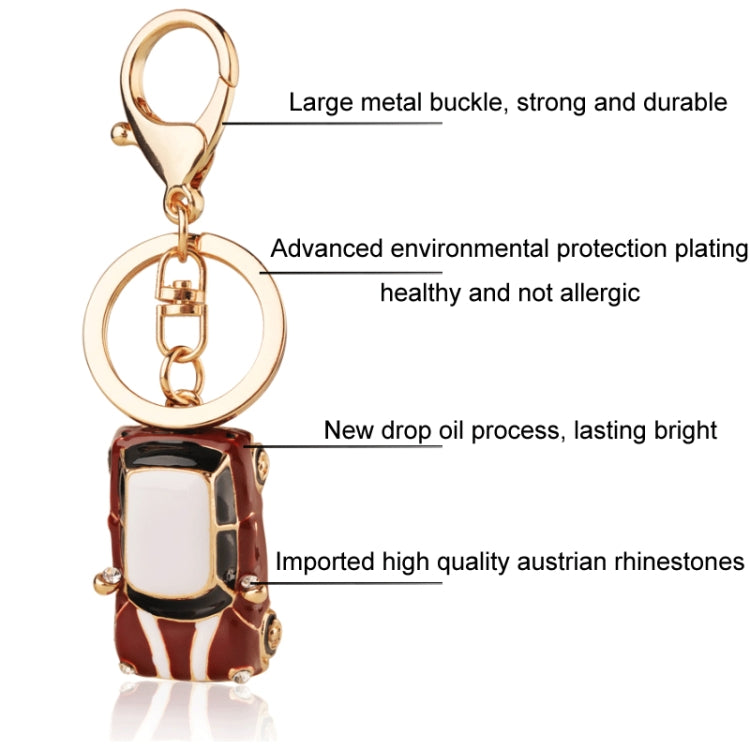 Mini Car Keychain Pendant Toy Beetle Car Gift, Color: Dark Red - Key Rings by PMC TechLife | Online Shopping South Africa | PMC TechLife | Buy Now Pay Later Mobicred
