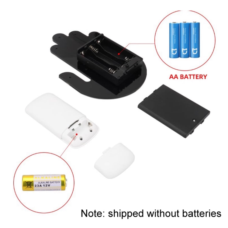 Vehicle-Mounted Multifunctional Warning Anti-Rear Collision Gesture Light(Womens Black) - Warning Lights by PMC TechLife | Online Shopping South Africa | PMC TechLife | Buy Now Pay Later Mobicred