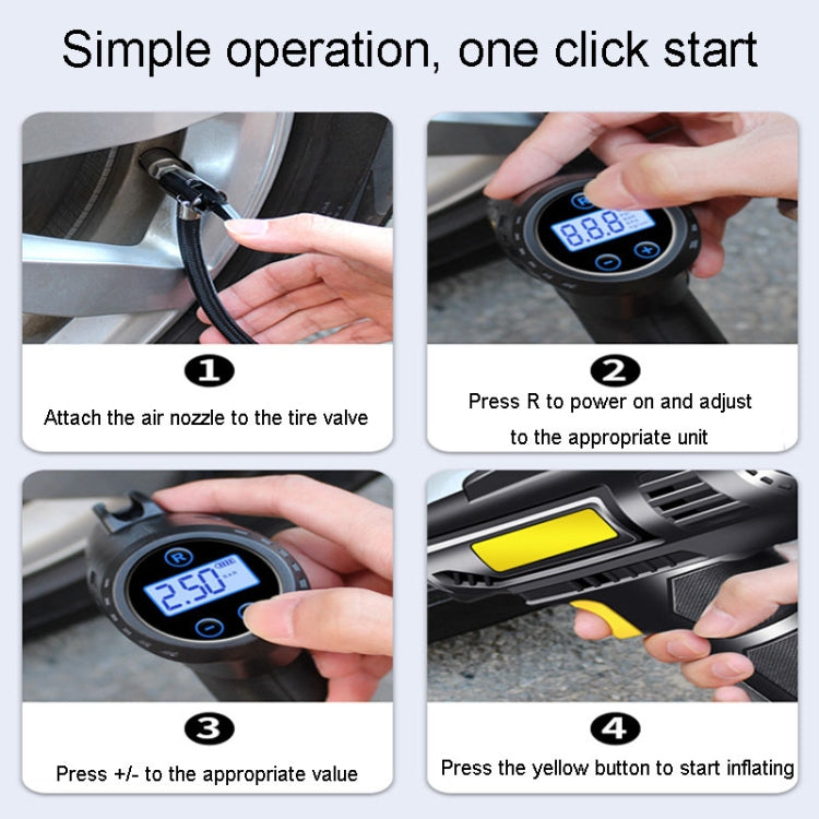 Portable Multifunctional Car Inflator Automobile Tire Pneumatic Pump, Model: Wireless Digital - Inflatable Pump by PMC TechLife | Online Shopping South Africa | PMC TechLife