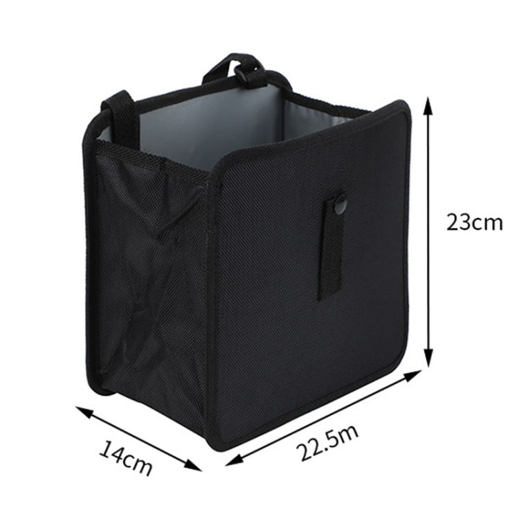 Car Seatback Trash Can Automotive Multifunctional Storage Organizer, Style: Black Gray Edge - Stowing Tidying by PMC TechLife | Online Shopping South Africa | PMC TechLife | Buy Now Pay Later Mobicred