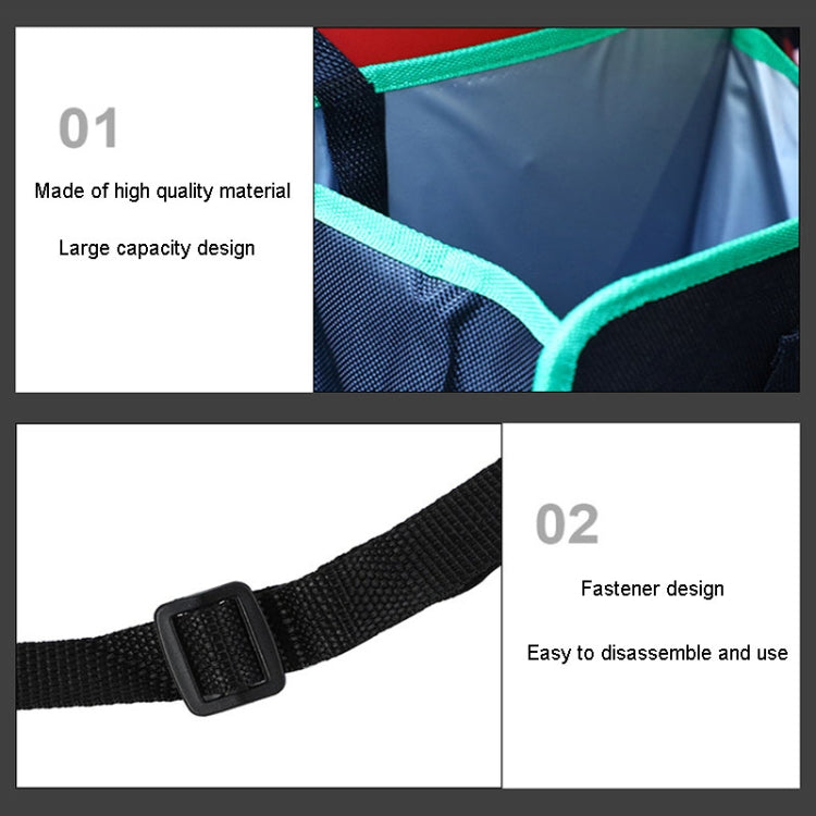 Car Seatback Trash Can Automotive Multifunctional Storage Organizer, Style: Black Gray Edge - Stowing Tidying by PMC TechLife | Online Shopping South Africa | PMC TechLife | Buy Now Pay Later Mobicred