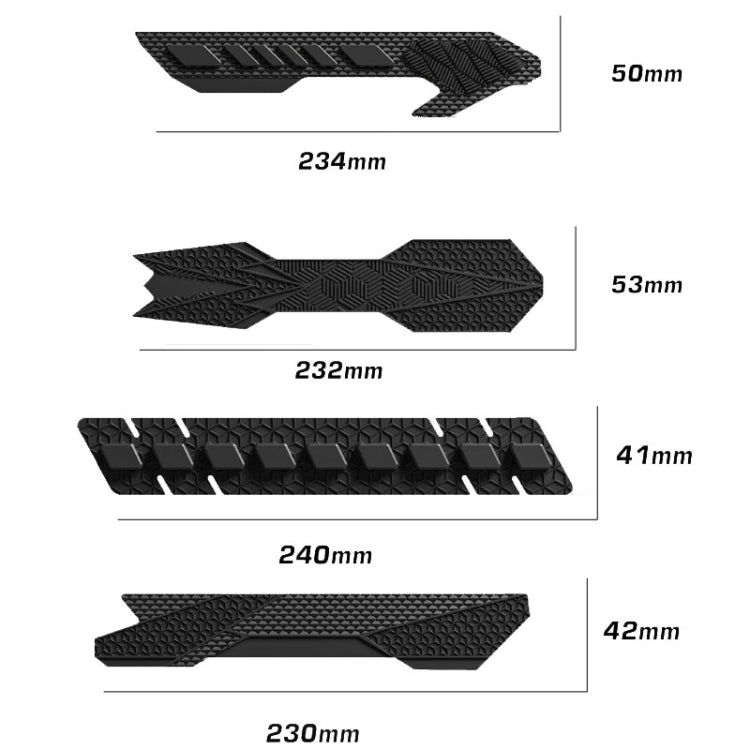 ENLEE E-654 Bicycle Silicone Chainstay Protector Mountain Road Bike Downtube Cover Stickers, Model: E214 - Others by ENLEE | Online Shopping South Africa | PMC TechLife | Buy Now Pay Later Mobicred