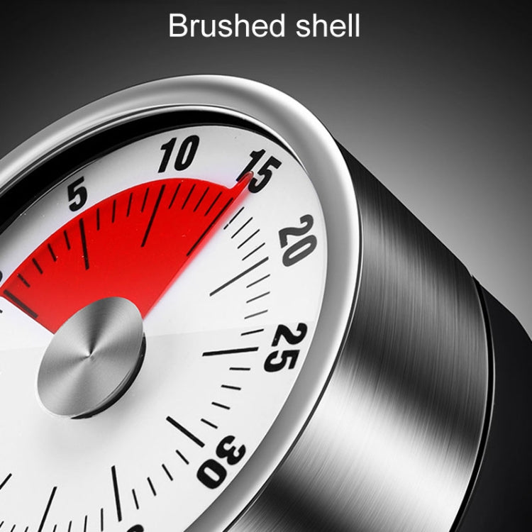 Kitchen Stainless Steel Mechanical Timer Student Time Management Reminder Baking Alarm Clock(Black) - Digital Countdown by PMC TechLife | Online Shopping South Africa | PMC TechLife