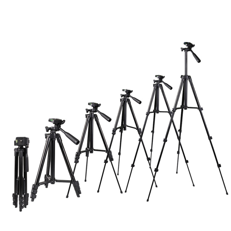 Portable Aluminum DSLR Camera Live Tripod Photography Retractable Landing Bracket, Specification: 150cm Tripod+Clip+Bag - Tripods by PMC TechLife | Online Shopping South Africa | PMC TechLife | Buy Now Pay Later Mobicred