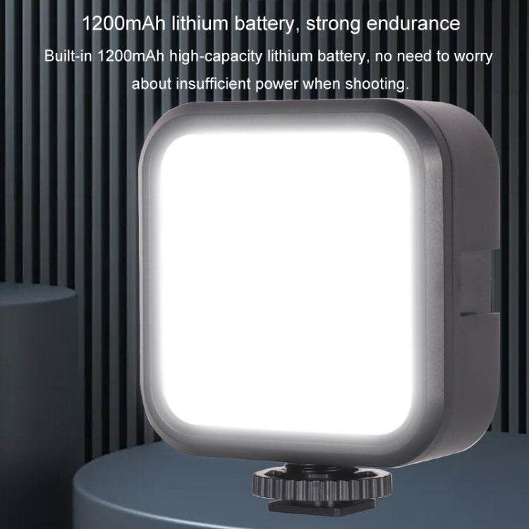 Portable Phone Desktop Live Fill Light Mini Pocket Light Shooting Camera Fill Lamp, Style: RGB Full Color With Hot Boots+Clip -  by PMC TechLife | Online Shopping South Africa | PMC TechLife | Buy Now Pay Later Mobicred