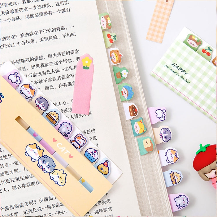 120sheets /Set Kawaii Sticky Tab Note Page Marker Writable and Repositionable File Flags, Spec:  Cat - Memo Paper by PMC TechLife | Online Shopping South Africa | PMC TechLife | Buy Now Pay Later Mobicred