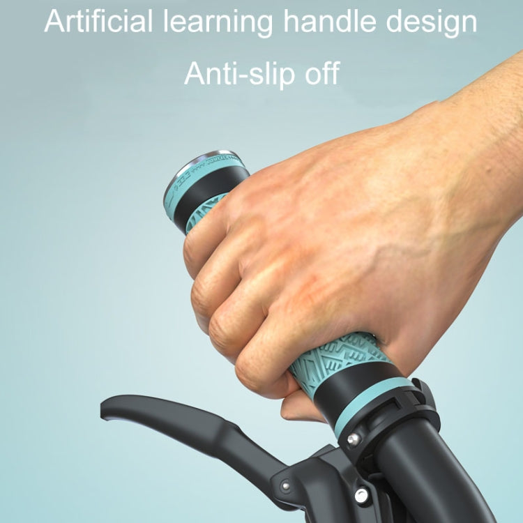 ENLEE E-235151 1pair Silicone Bicycle Covers Mountain Bike Cycling Grips With Handlebar Blocking(Light Green) - Bicycle Grips by ENLEE | Online Shopping South Africa | PMc TechLife | Buy Now Pay Later Mobicred