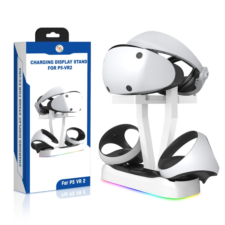 JYS-P5155 For PlayStation VR 2 Magnetic Charging Base With RGB Light VR Glasses Storage Rack Game Accessories - VR Accessories by PMC TechLife | Online Shopping South Africa | PMC TechLife | Buy Now Pay Later Mobicred