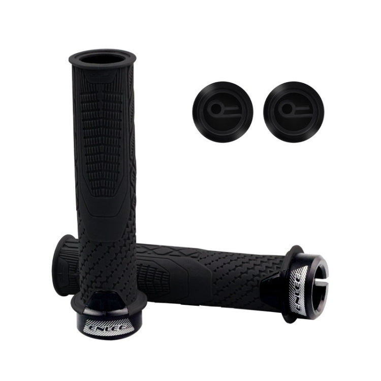 ENLEE 1pair Silicone Bicycle Covers Lockable Cycling Grips With Handlebar Blocking(Black) - free shipping - PMc TechLife - Order now!