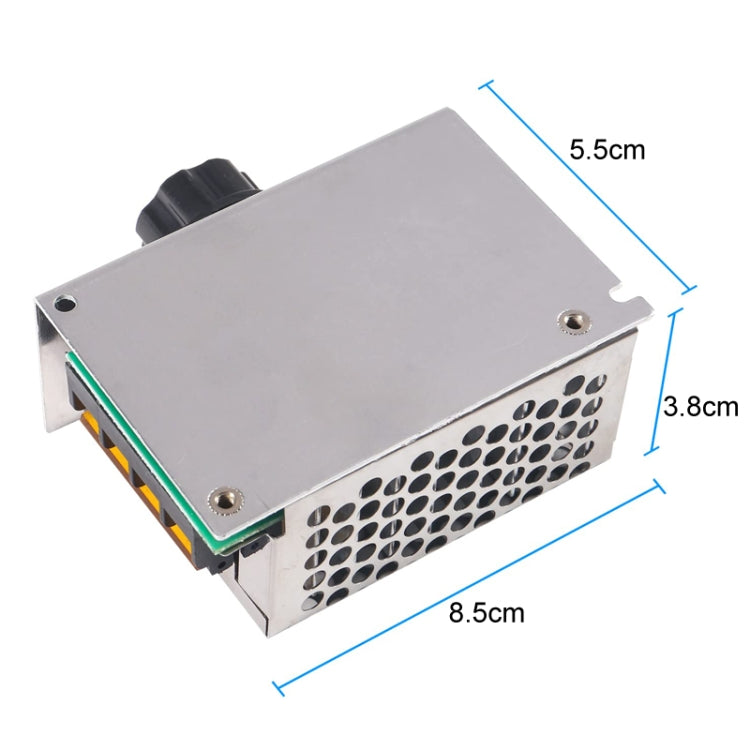 SCR Electronic Voltage Regulator Dimmer, Speed Regulation, Temperature Regulation, With Fuse Housing - Motor & Controller by PMC TechLife | Online Shopping South Africa | PMC TechLife