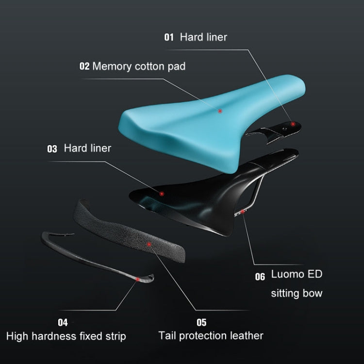 ENLEE ZD-B834 Bicycle Cushion Saddle Mountain Bike Shock Absorbing Seat, Style: Beauty - Bicycle Saddle by ENLEE | Online Shopping South Africa | PMc TechLife | Buy Now Pay Later Mobicred