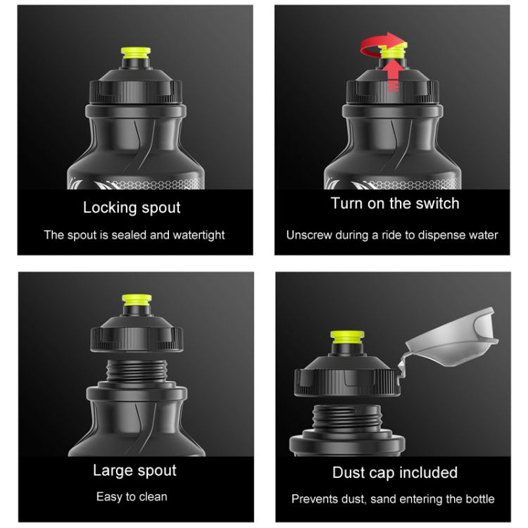 ENLEE E-SH305 Bicycle Water Cup Squeeze Fitness Sports Bottle With Dust Cap 550ml(Gray) - free shipping - PMC TechLife - Order now!