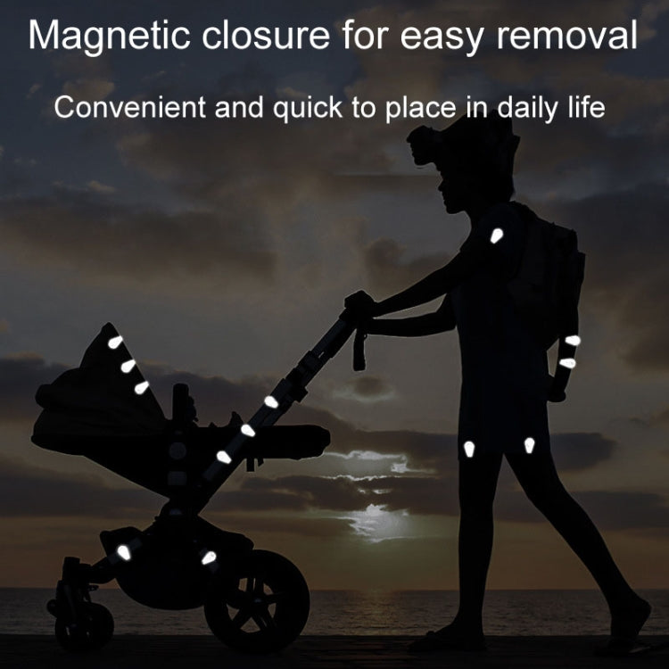 ENLEE EN-7855 Multifunctional Reflective Magnet Clip Outdoor Sports Night Running Safety Warning Stickers, Style: H Model - free shipping - PMC TechLife - Order now!