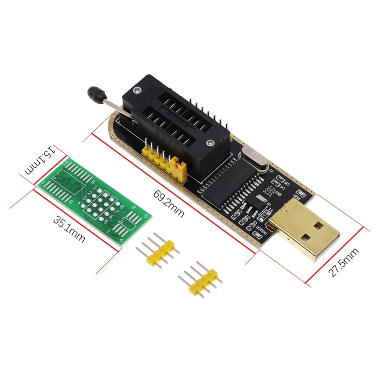 Test Clip With 1 Board+CH341A Programmer Module USB Motherboard Routing Liquid Crystals Disassembly Free SOP8 Test Tool - MCU Tools by PMC TechLife | Online Shopping South Africa | PMC TechLife