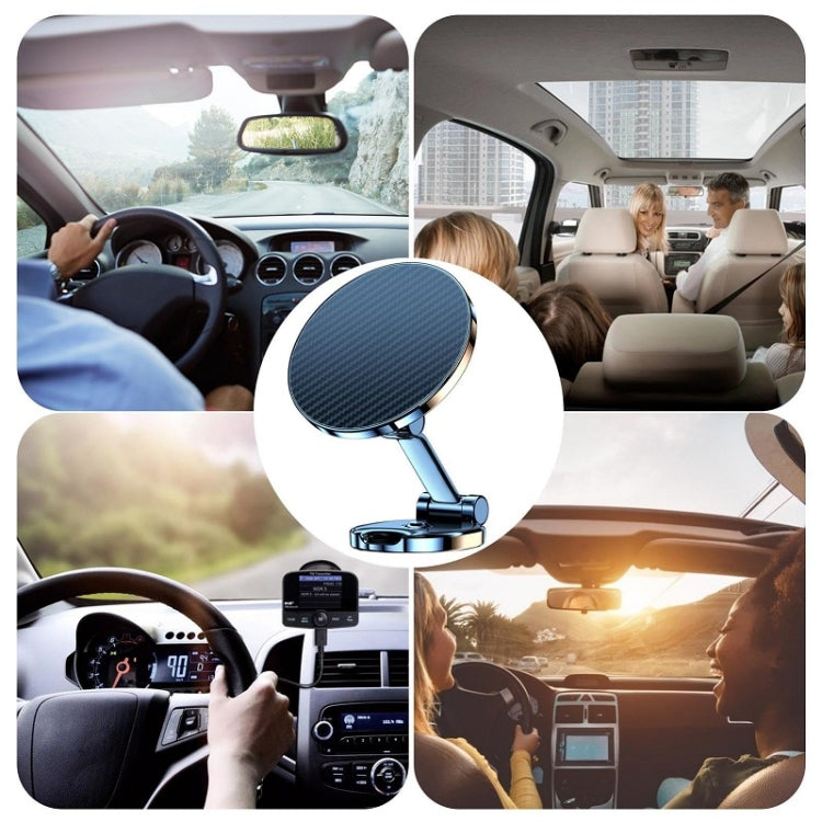Magnetic Car Mobile Phone Adhesive Folding Navigation Holder(Silver) - Car Holders by PMC TechLife | Online Shopping South Africa | PMC TechLife | Buy Now Pay Later Mobicred
