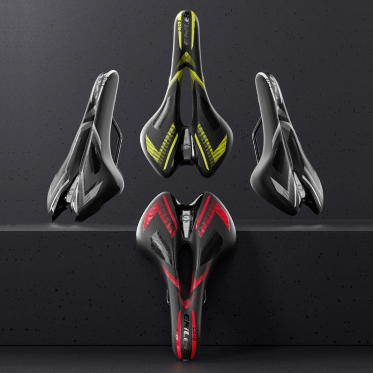 ENLEE E-ZD310 Bicycle Shockproof Cushion Outdoor Cycling Mountain Bike Saddle(Red) - free shipping - PMc TechLife - Order now!