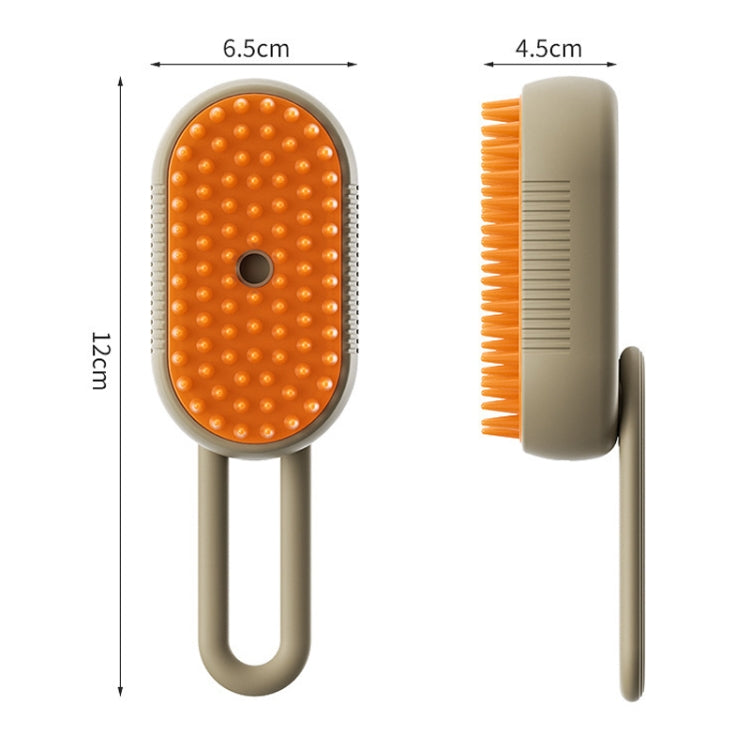 Pet Electric Spray Comb Rechargeable Cat Steamy Grooming Brush Cleaning Tool(White) - Brushes & Combs by PMC TechLife | Online Shopping South Africa | PMC TechLife