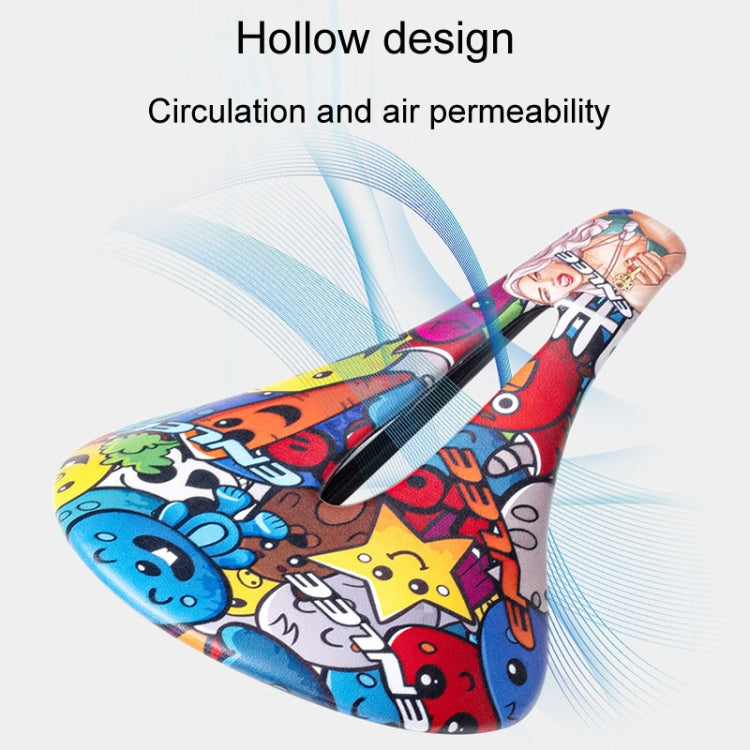 ENLEE E-ZD412 Bicycle Carbon Fiber Cushion Outdoor Riding Mountain Bike Saddle, Style: Camouflage - free shipping - PMc TechLife - Order now!