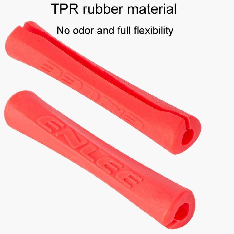 ENLEE 5pcs /Set Mountain Road Bike Brake Shifter Universal Cable Cover(Red) - Bicycle Brake Parts by ENLEE | Online Shopping South Africa | PMC TechLife