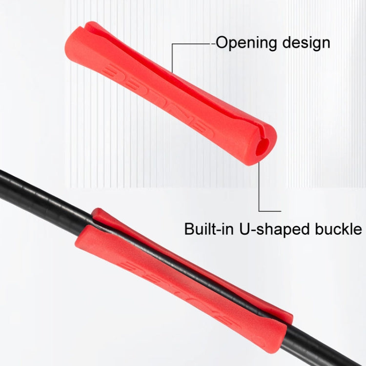 ENLEE 5pcs /Set Mountain Road Bike Brake Shifter Universal Cable Cover(Red) - Bicycle Brake Parts by ENLEE | Online Shopping South Africa | PMC TechLife