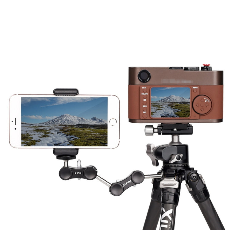 XILETU  TM Series Magic Arm With Dual Ballhead Camera Video Monitor Mount Adapter TM-3 - Camera Gimbal by PMC TechLife | Online Shopping South Africa | PMC TechLife | Buy Now Pay Later Mobicred