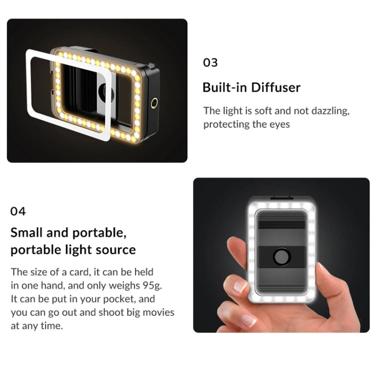 APEXEL  Multifunctional Fill Light Phone Clip With 1/4 Inch & M17 M37 Thread Tnterface APL-FL.23 - free shipping - PMC TechLife - Order now!