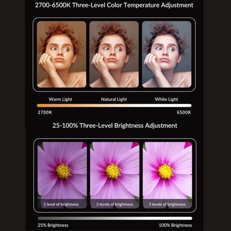 APEXEL  Multifunctional Fill Light Phone Clip With 1/4 Inch & M17 M37 Thread Tnterface APL-FL.23 - free shipping - PMC TechLife - Order now!