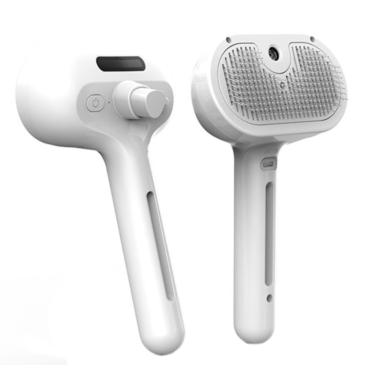 RK56 USB Charging Spray Pet Grooming Comb Cat and Dog Hair Removal Tool Pet Products(White) - Brushes & Combs by PMC TechLife | Online Shopping South Africa | PMC TechLife | Buy Now Pay Later Mobicred