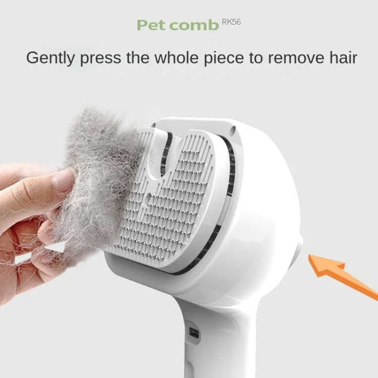 RK56 USB Charging Spray Pet Grooming Comb Cat and Dog Hair Removal Tool Pet Products(Pink) - free shipping - PMC TechLife - Order now!