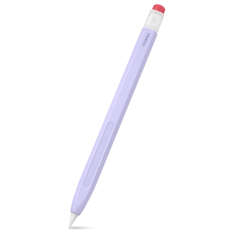 For Apple Pencil 2 AhaStyle PT180-2 Retro Stylus Protective Case Drop Proof Capacitive Pen Cover(Purple) - free shipping - PMC Jewellery - Order now!