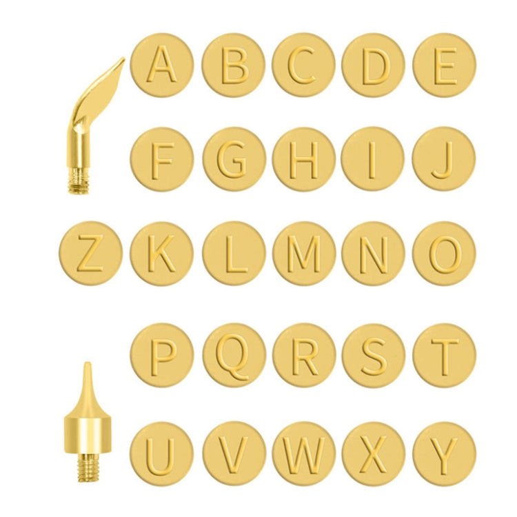 28 In 1 Wood Burning Solder Tips Uppercase Alphabet Chiseled Tips Blades Pyrography Tool - Soldering Iron Tip by PMc TechLife | Online Shopping South Africa | PMc TechLife | Buy Now Pay Later Mobicred