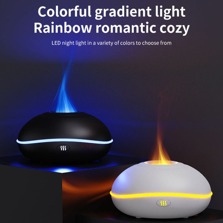 SD13 200ML Car USB Flame Aromatherapy Diffuser Home LED Night Light Silent Mist Humidifier(White) - free shipping - PMC TechLife - Order now!