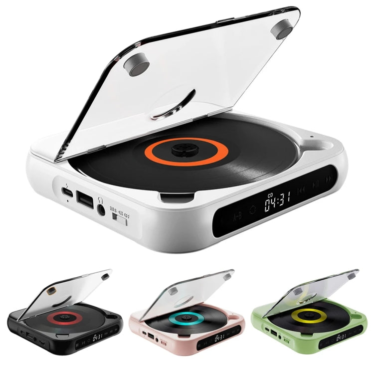 Kecag KC-918 Bluetooth CD Player Rechargeable Touchscreen Headphone Small Music Walkman(Black) - DVD & LCD Player by Kecag | Online Shopping South Africa | PMC TechLife | Buy Now Pay Later Mobicred