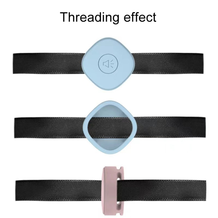 For Samsung Galaxy SmartTag Positioning Tracker Life Waterproof Silicone Protective Case(Black) - SmartTag Accessories by PMC TechLife | Online Shopping South Africa | PMC TechLife