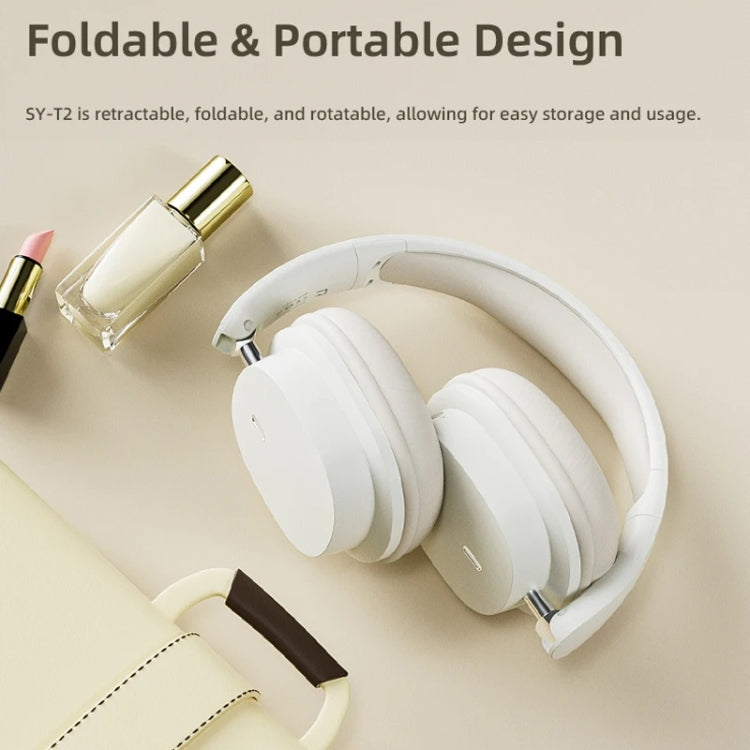 SOYTO SY-T2 Noise Reduction Bluetooth Headset Wireless Game Headset(White) - free shipping - PMC TechLife - Order now!