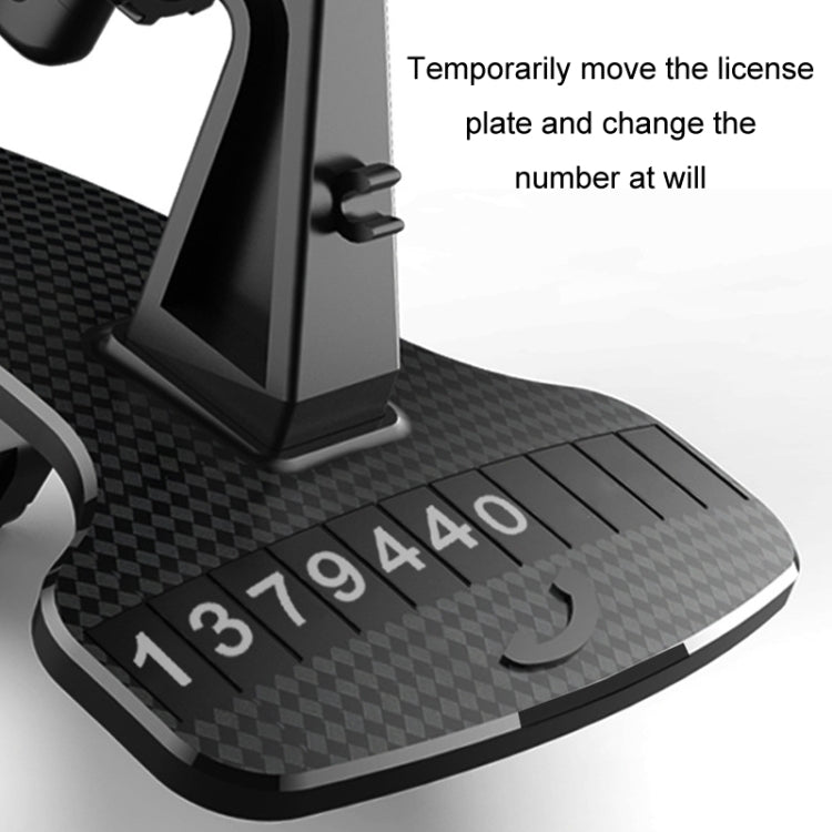Magnetic Mobile Phone Car Holder Dashboard Parking Number Plate(X1+Q3) - Car Holders by PMC TechLife | Online Shopping South Africa | PMC TechLife | Buy Now Pay Later Mobicred