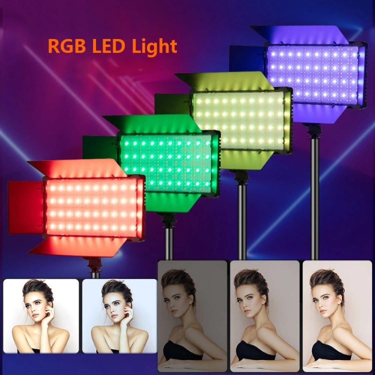 480+76 LEDs RGB Adjustable Live Shooting Fill Light Phone SLR Photography Lamp, EU Plug, Spec: 12 inch -  by PMC TechLife | Online Shopping South Africa | PMC TechLife | Buy Now Pay Later Mobicred