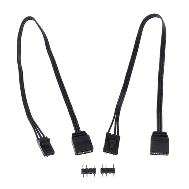 3Pin For Pirate Ship Controller Adapter Cable QL LL120 ICUE Divine Light Synchronization(25cm) - Cables & Connectors by PMC TechLife | Online Shopping South Africa | PMC TechLife | Buy Now Pay Later Mobicred
